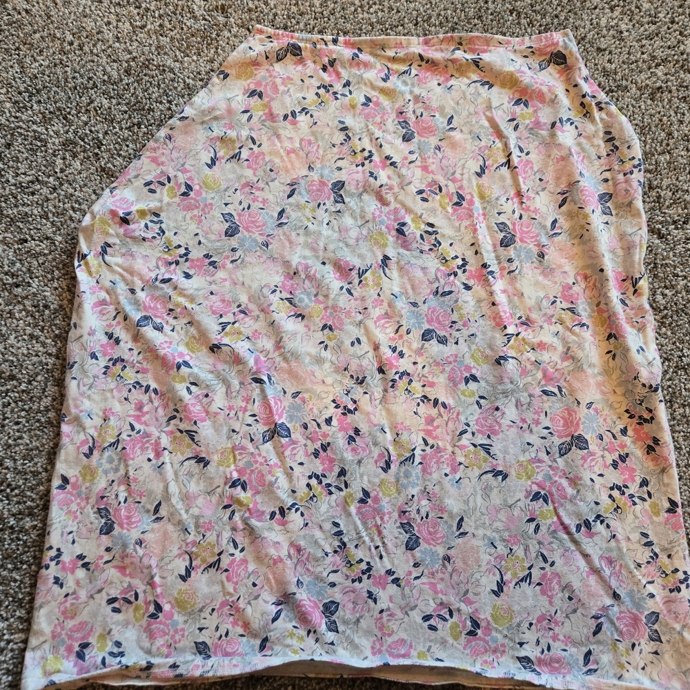 Colorful Flowery Breastfeeding Cover